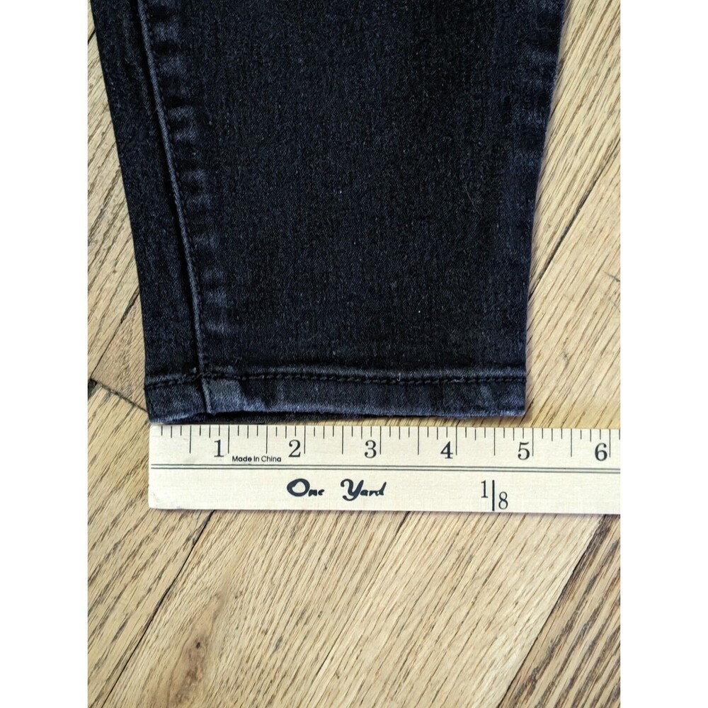 No Boundaries Juniors Jeans Black Denim Straight Leg Pants Size 15 - Picture 8 of 13